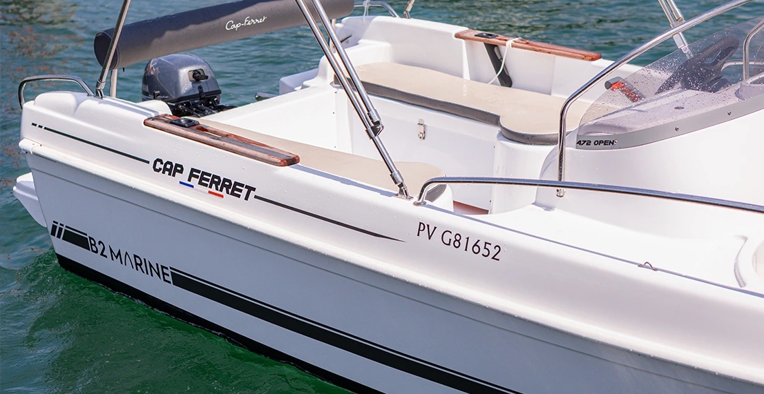Bateau à moteur sans permis